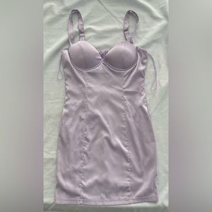 PrettyLittleThing Purple Mini Dress - Women’s Size Medium - Great condition!
